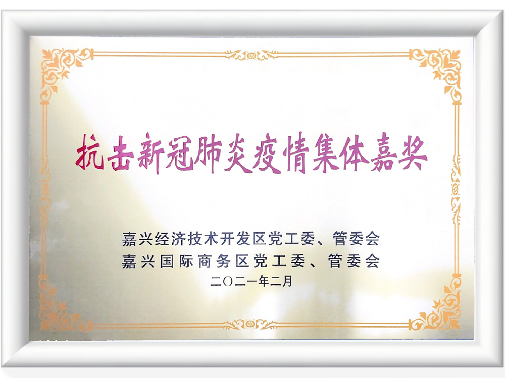 抗击新冠肺炎疫情集体嘉奖
